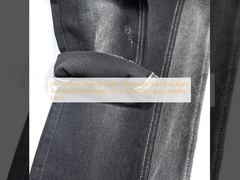 Dżinsowy materiał Denim Super Miękki Stretch Dwurdzeniowy Prawy Splot Czarny Denim 10 oz JSD3078A Materiał na Odzież Dżinsową
