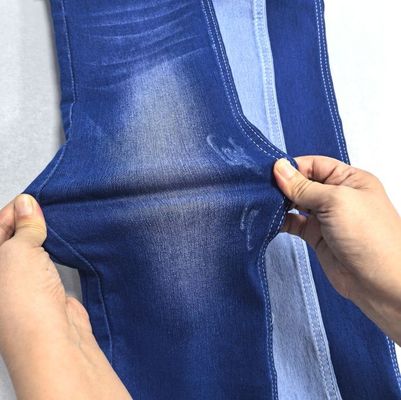 Moda Wysokość Stretch Saten Denim Tkanina Lekkie Waga 9OZ 58' 59'