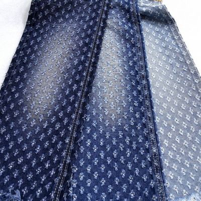 kupować Kwiaty Design Crochet Jacquard Denim Tkanina stylu TWILL Nieelastyczny Denim 11,3 oz dla damskich ubrań lub dżinsów online manufacture