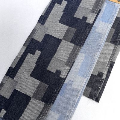 kupować Nieregularny Checker Jacquard Wydrukowana tkanina Nieelastyczny Denim Dla Dzieci online manufacture