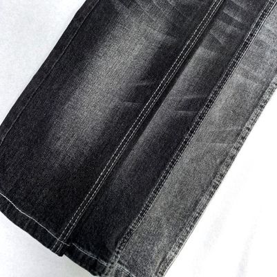 kupować 11.3 oz czarna bawełna Spandex denim tkanina dla mężczyzny dżinsy 160cm online manufacture
