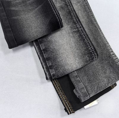 kupować 70%C 28%P 2%S Tkanina z denimów dla mężczyzn 11,2oz Czarny online manufacture