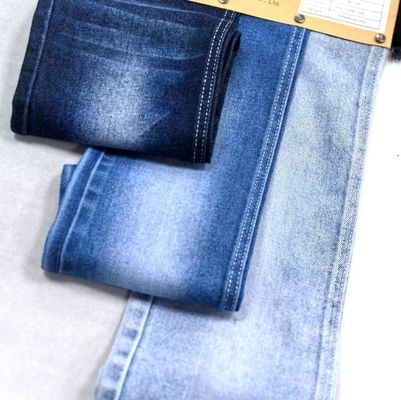 kupować Prawy twill super miękki podwójny rdzeń średni rozciąg denim tkanina 10 oz online manufacture