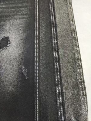 kupować Supermiękka, ciężka bawełniano-poliestrowa tkanina dżinsowa BLACK Denim o szerokości 180CM JSD3172A 13oz online manufacture