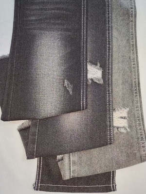 kupować 9.8OZ bawełniana tkanina poliestrowa denimowa nieelastyczna stylu TWILL Czarny/Czarny dla modnych dżinsów online manufacture