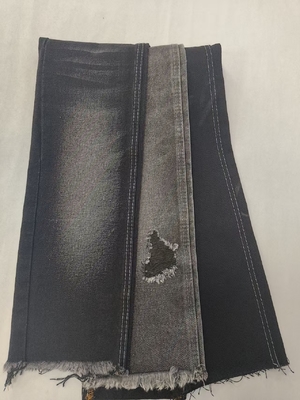 kupować 640,2%Bawełna 14,2 oz Bawełny poliester Włókna odzyskane Czarny 180 cm Tkanina denimowa 6x6 A606A online manufacture