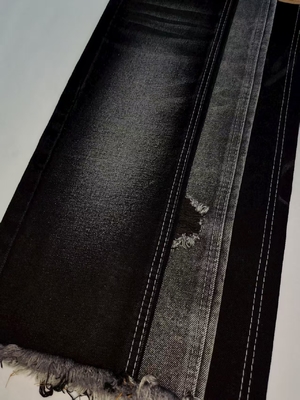 kupować Zimowa supermiękka bawełniano-poliestrowa tkanina dżinsowa CZARNY/CZARNY 14.2oz do dżinsów online manufacture