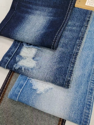 kupować NISKI skurcz 80% bawełna TKANINA dżinsowa w stylu TWILL, barwiona w masie, CIEMNY INDIGO JSD3396 do dżinsów damskich lub spodni chłopięcych online manufacture