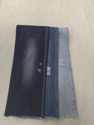 kupować 9.4 oz 90% bawełny tkanina denim ciemno niebieski 180cm Twill Weave online manufacture