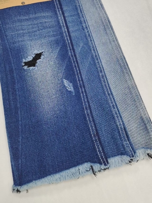 kupować TKANINA DENIMOWA W STYLU TWILL INDIGO/CZARNY 12,2oz Do Dżinsów Boyfriend online manufacture