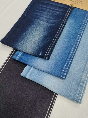 kupować 4-stronny rozciąg 11,6 oz ciężka waga 74% bawełna Denim Tkanina wysokiej jakości JSD3035 dla Casual Clothes dżinsy Wholesale online manufacture