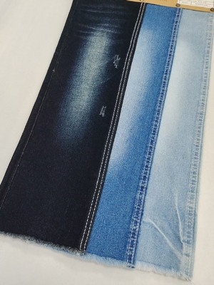 kupować Niebiesko-szary bawełniany poliester Stretch Twill Style Denim Tkanina 10S 9,3 oz dla dziewczyny dżinsy online manufacture