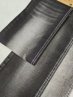 kupować 11oz Czarny/Czarny Wysoki Stretch Twill Styl Tkanina Denim Z 8*16/70 Konstrukcja Dla Dżinsów Mężczyzn online manufacture