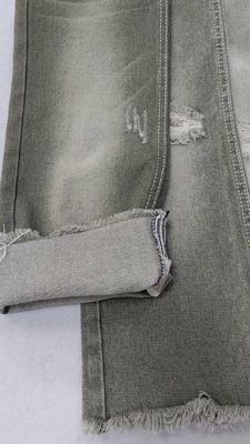 kupować 10.6oz ZIELONY 10x7 o pełnej szerokości 180cm Lewy diagonalny (skośny) Bez rozciągania Tkanina dżinsowa JSD3023AG do modnych dżinsów online manufacture