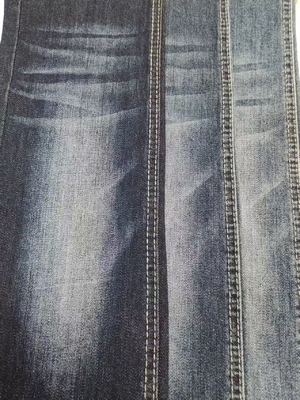 kupować 75% bawełna wysoki rozciąg pionowy bambusowa przędza denim tkanina 10 oz dla kobiet dżinsy online manufacture