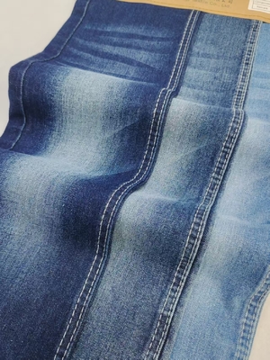 kupować 12S 65% bawełniana wysoki rozciąg denim tkanina twill styl 9,3 uncji dla damskich dżinsów online manufacture