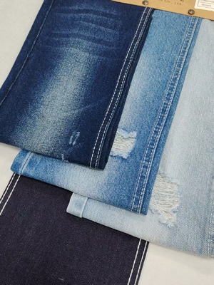 kupować 75% bawełny, nierekawicowy, twillowy denim w stylu tkaniny z konstrukcją 10+10*10 do dżinsów online manufacture