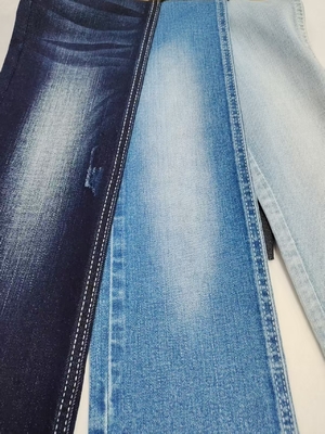 kupować Denim z przędzy Siro z podwójnym rdzeniem i krzyżowym efektem slubu, 85% bawełny, wysoki spandex, 8S, do dżinsów damskich online manufacture