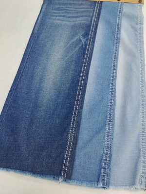 kupować 99% bawełna 1% spandex twill style 4,6 oz lekka waga denim tkanina 150cm pełna szerokość dla dzieci letnie dżinsy online manufacture