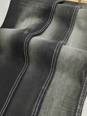 kupować 6.8oz 61% Lyocell CZARNY/CZARNY Twill Styl Stretch Tkanina Denim 69/71'' Pełna Szerokość Do Letnich Dżinsów online manufacture