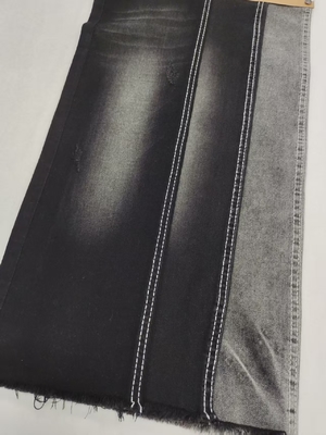 kupować 75% Bawełna 8.3oz Średniej Gramatury Twill Styl CZARNY/CZARNY Rozciągliwy Denim 12S Do Jeansów Damskich online manufacture