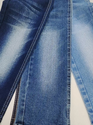 kupować 3/1 Skośny prawoskrętny ciemny indygo, mocno rozciągliwy, 8S, tkanina dżinsowa 11,5oz do dżinsów męskich online manufacture