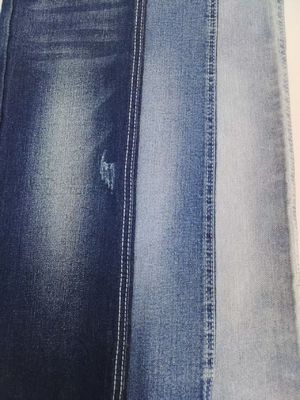 kupować High Stretch Dark Indigo Denim Fabric 12S 9.3oz For Woman Jeans online manufacture