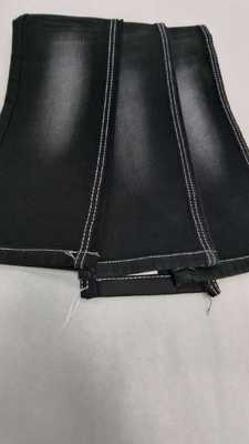 kupować Middle elastic 12oz Black with full width 180-182cm construction 7+7*7/55/75 Denim fabric  JSD3433A for men jeans online manufacture
