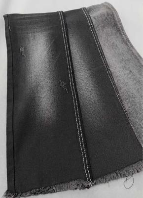 kupować 10oz Medium elastic Black/Black right twill with full width 180cm construction 8*10/40+75 Denim fabric  JSD3078A for jeans online manufacture