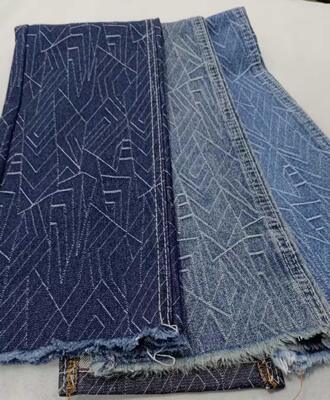 kupować Beautiful pattern Heavy weight Dark blue with full width 180cm /10x7 Denim fabric for jeans online manufacture