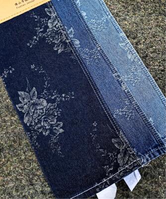 kupować Unique Rose Design For Lady Jeans Or Jacket Denim Fabric 90%Cotton 9.3oz Make To Order online manufacture