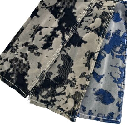 kupować Szara tkanina dżinsowa w stylu Maillard z flockiem, 10,5 uncji, na jesienne płaszcze lub modne dżinsy produkcja online