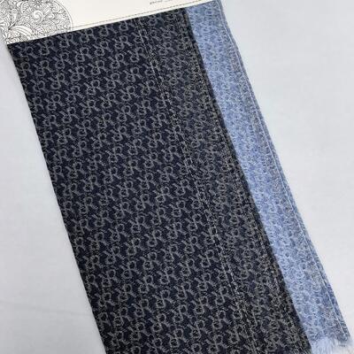 kupować / Pełny wzór RR / Jacquard denim tkanina bawełniana poliester / Średnia waga dla specjalnego designu / produkcja online