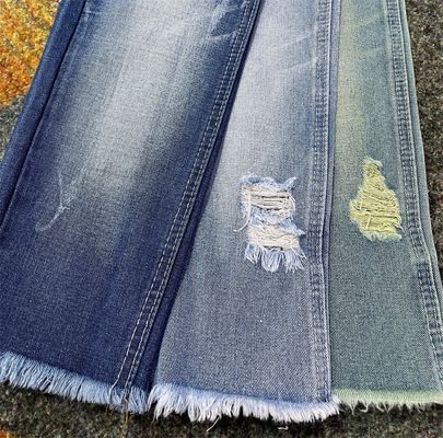 BAWEŁNIANO-POLIESTROWA TKANINA DENIM W STYLU TWILL DARK INDIGO Z 60% BAWEŁNY JSD3077 Do Dżinsów