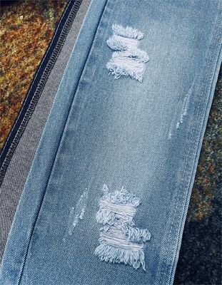 100% Bawełna CIEMNONIEBIESKI Ciężki Denim 13.3OZ JSC2005 Do Kurtki Jeansów