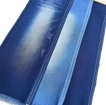 Indigo Blue Satin Good Stretch Denim Tkanina z gotowym zapasem dla spodni