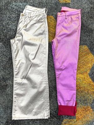Mody Jasny kolor Wydrukowana tkanina denimowa dla mężczyzn Jeans 7.7OZ 57' 58'