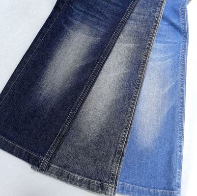 Podwójne jądro bawełna Spandex denim tkanina ciemno niebieski denim tkanina 8,6 oz