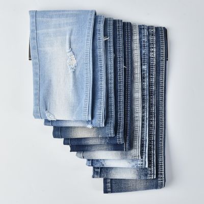 62' szerokość rozciągania tkanina denimowa bawełniana poliester spandex QY017-1 9,5 oz