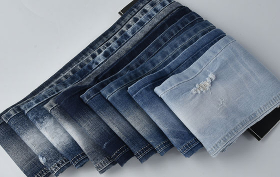 Wzmocniona poliester bawełniany SPANDEX DENIM FABRIC QY037-1 9,1 oz