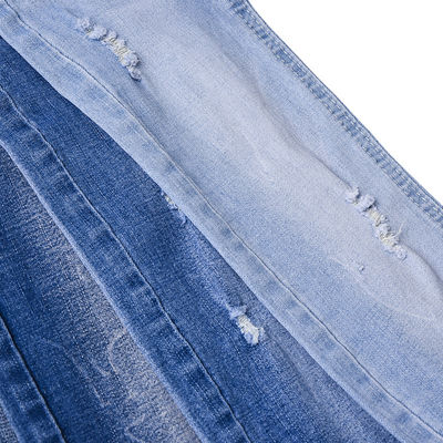 Tkanina z bawełny twill polyester spandex denim QY039-4 8,7 oz dla odzieży