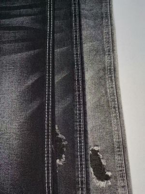 11.3oz Super-miękka, gruba bawełna poliestrowa CZARNY/CZARNY Denim JSD3250A do modnych dżinsów