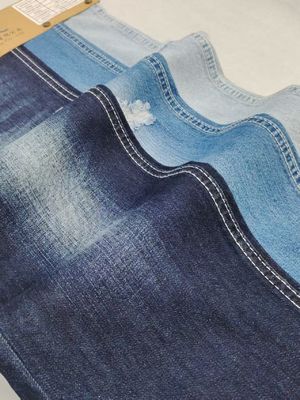 85% Bawełna 15% Poliester Nietkanina Denim 8.3oz Ciemny Indigo do dżinsów damskich