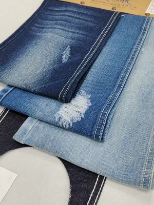 Styl Bawełna Poliester TWILL 178-180cm Tkanina Dżinsowa Dla 9.3oz Jeansów Damskich